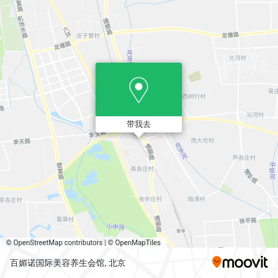 百媚诺国际美容养生会馆地图