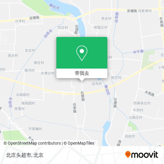 北庄头超市地图