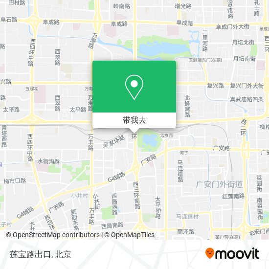 莲宝路出口地图
