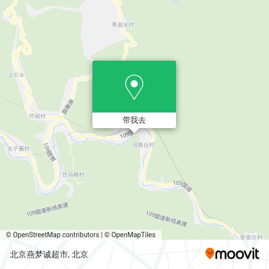 北京燕梦诚超市地图