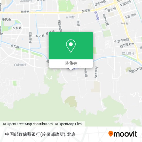 中国邮政储蓄银行(冷泉邮政所)地图