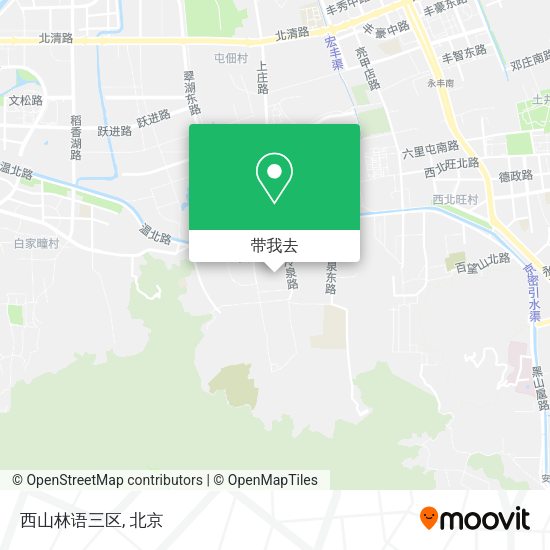 西山林语三区地图