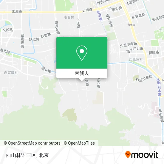 西山林语三区地图