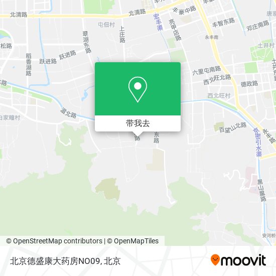 北京德盛康大药房NO09地图
