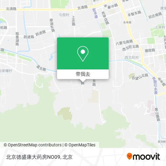 北京德盛康大药房NO09地图