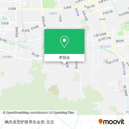 枫尚造型护肤养生会所地图