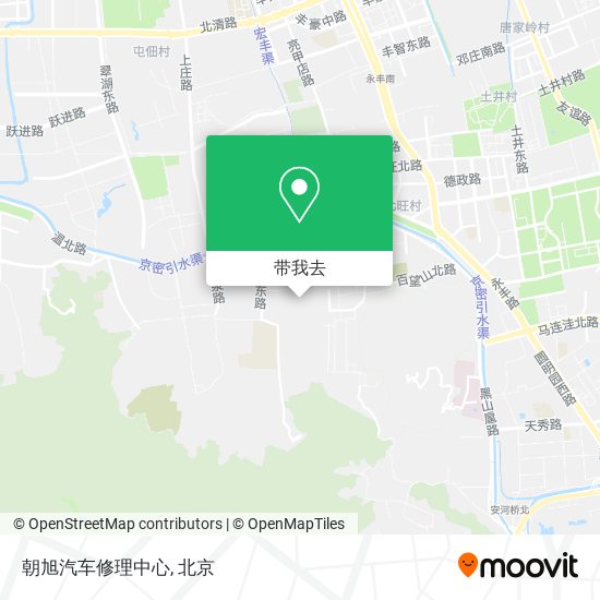 朝旭汽车修理中心地图