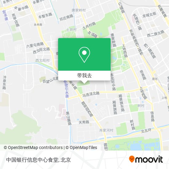 中国银行信息中心食堂地图