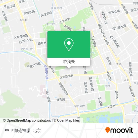 中卫御苑福膳地图