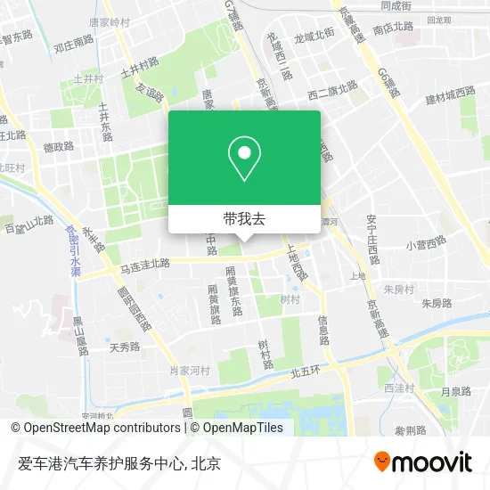 爱车港汽车养护服务中心地图