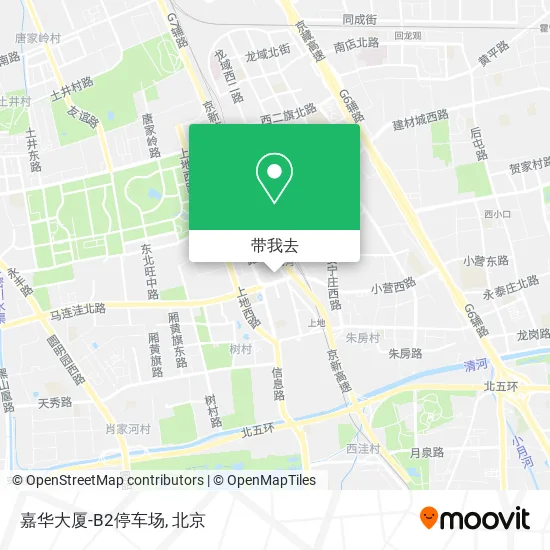 嘉华大厦-B2停车场地图