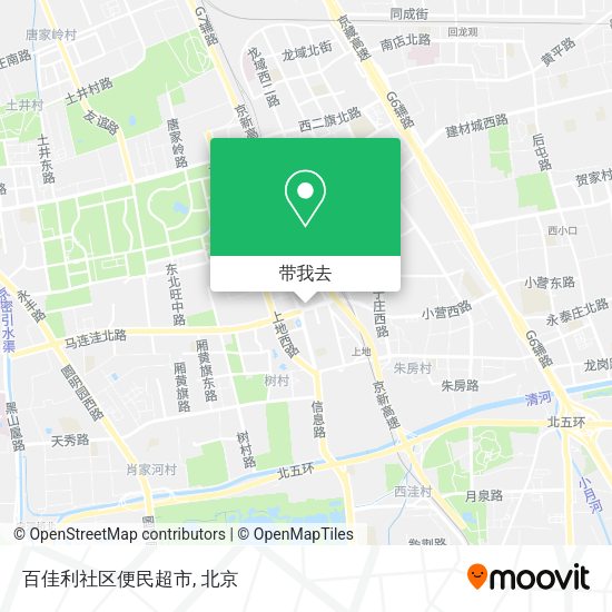 百佳利社区便民超市地图