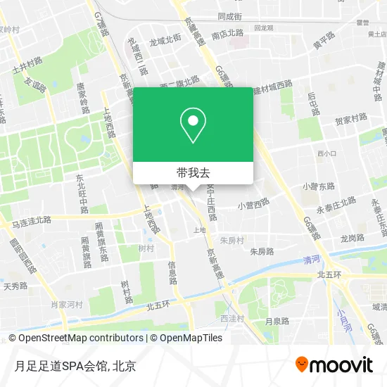 月足足道SPA会馆地图