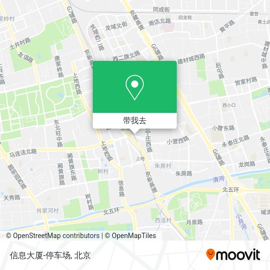 信息大厦-停车场地图