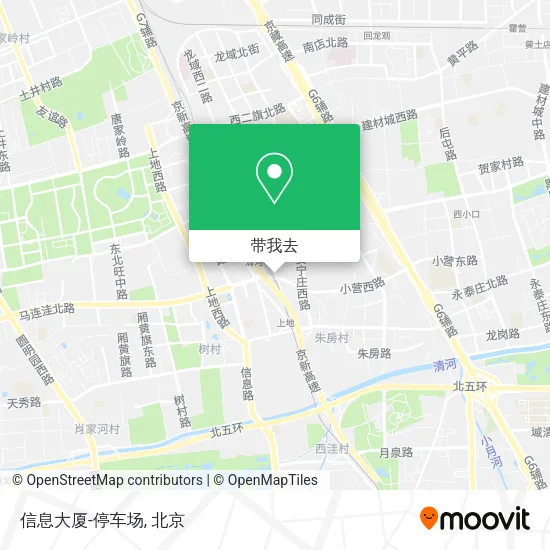 信息大厦-停车场地图