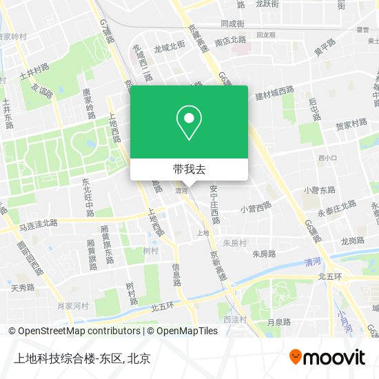 上地科技综合楼-东区地图