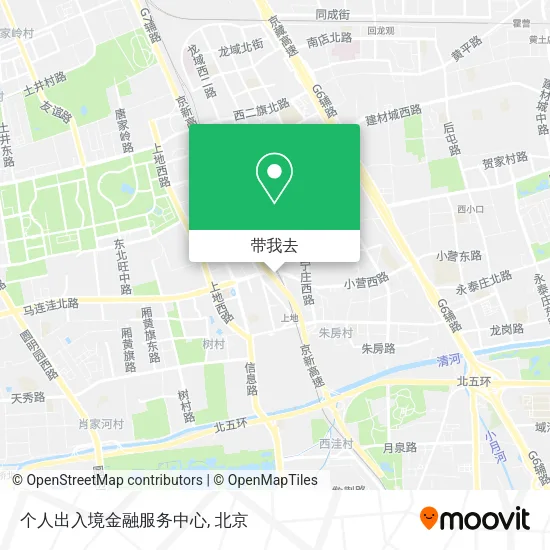 个人出入境金融服务中心地图