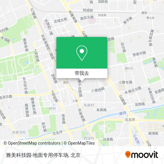 雅美科技园-地面专用停车场地图
