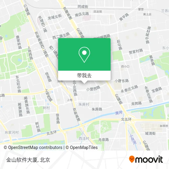 金山软件大厦地图