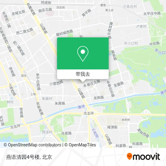 燕语清园4号楼地图