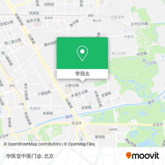 华医堂中医门诊地图