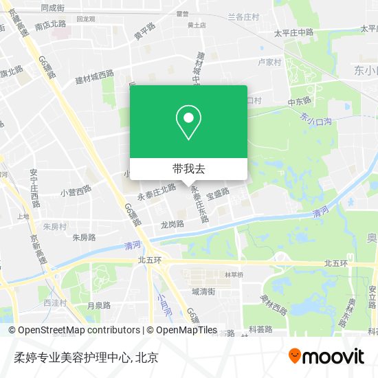 柔婷专业美容护理中心地图