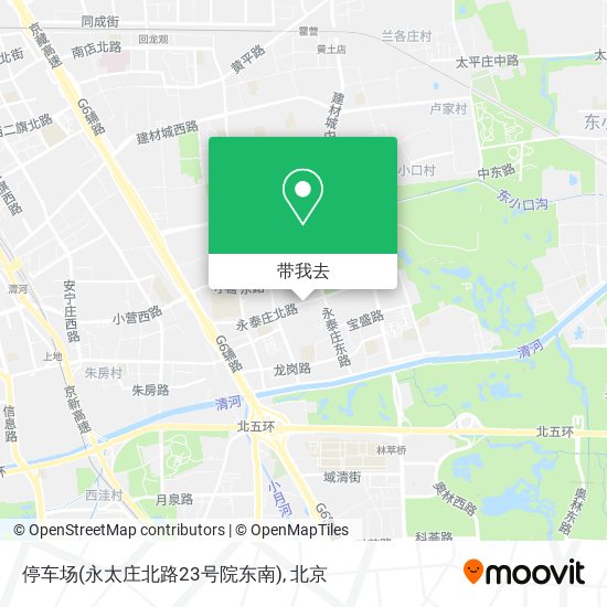 停车场(永太庄北路23号院东南)地图