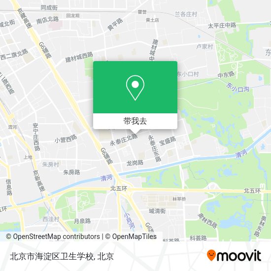 北京市海淀区卫生学校地图