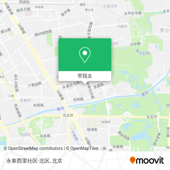 永泰西里社区-北区地图