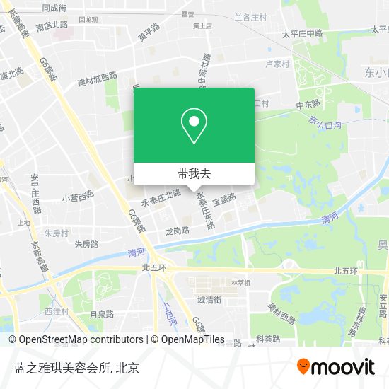 蓝之雅琪美容会所地图