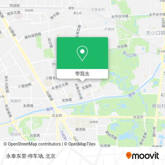 永泰东里-停车场地图
