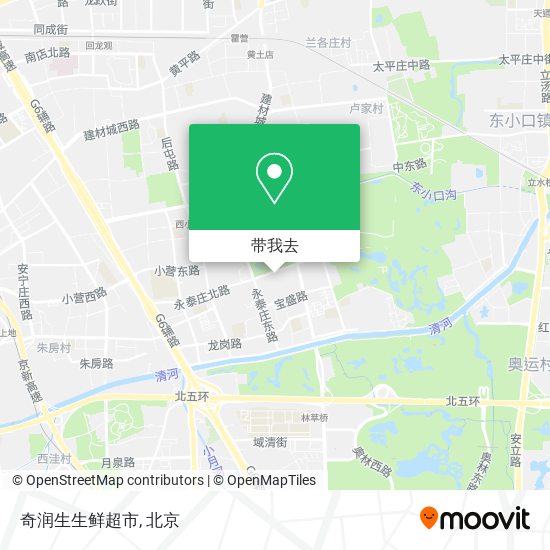 奇润生生鲜超市地图