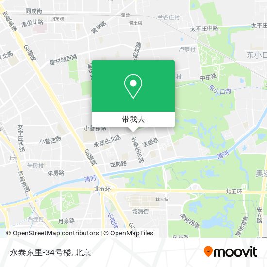 永泰东里-34号楼地图