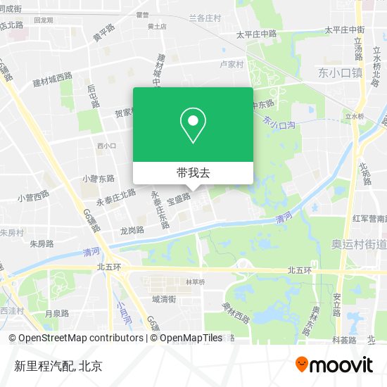 新里程汽配地图