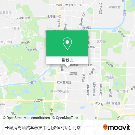长城润滑油汽车养护中心(媒体村店)地图