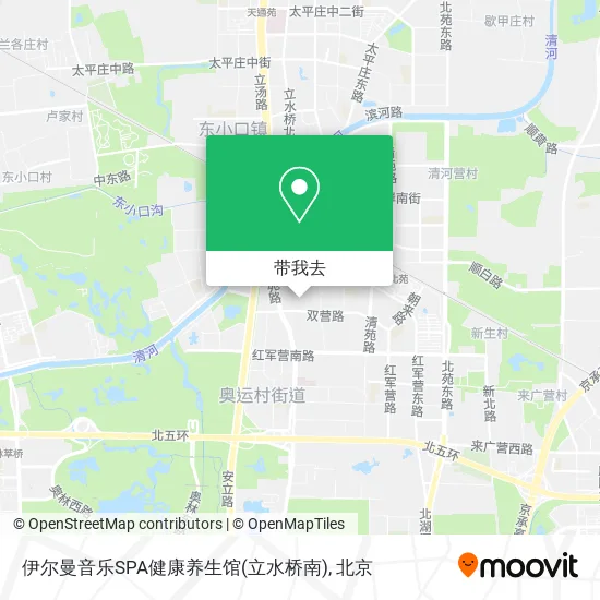 伊尔曼音乐SPA健康养生馆(立水桥南)地图