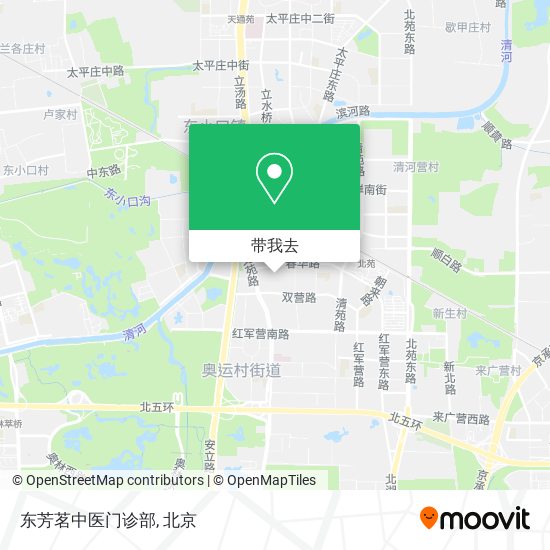 东芳茗中医门诊部地图