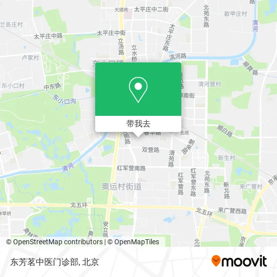 东芳茗中医门诊部地图