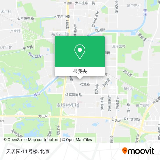 天居园-11号楼地图