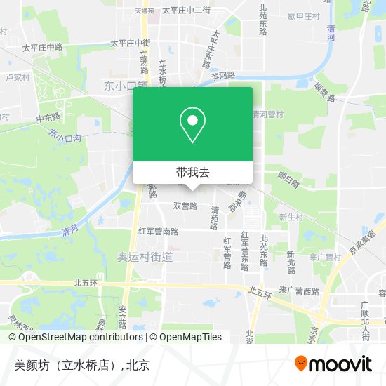 美颜坊（立水桥店）地图
