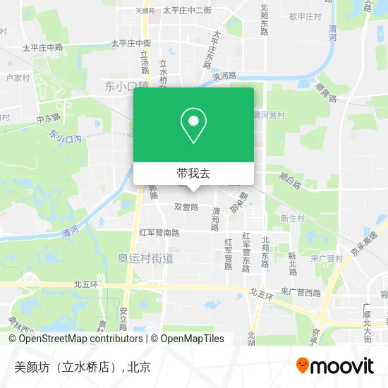 美颜坊（立水桥店）地图