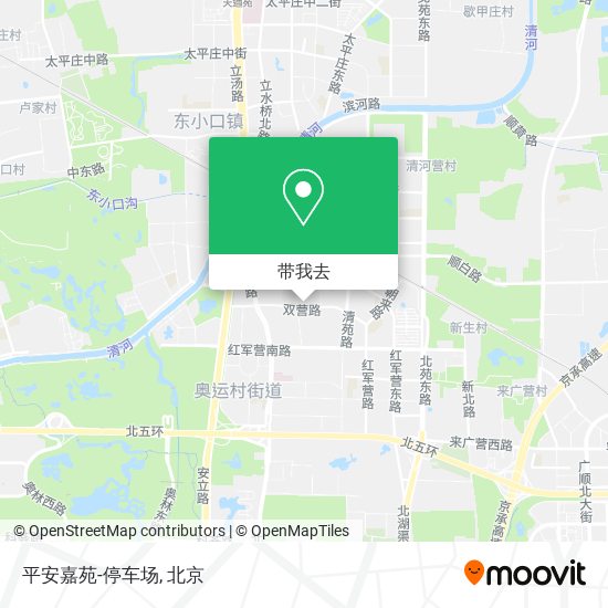 平安嘉苑-停车场地图
