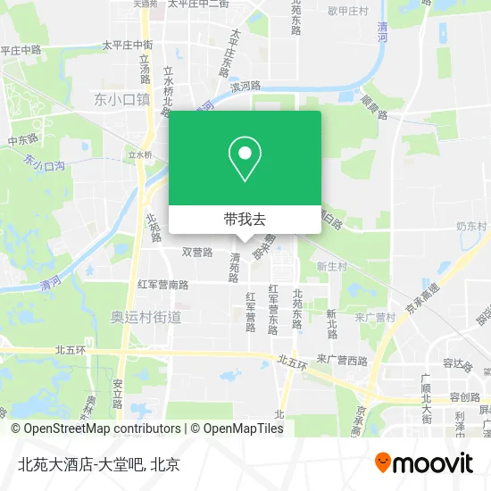 北苑大酒店-大堂吧地图