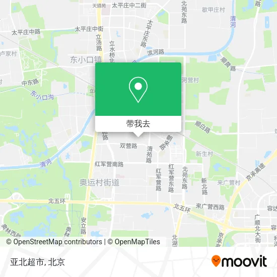 亚北超市地图