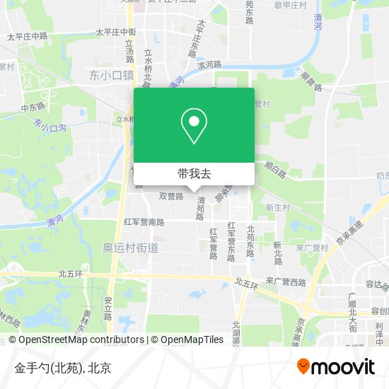 金手勺(北苑)地图