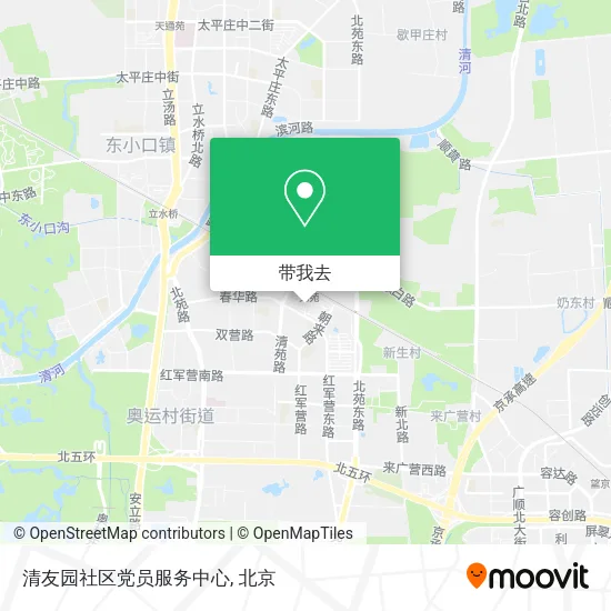 清友园社区党员服务中心地图