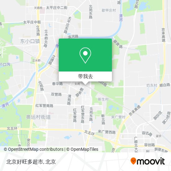 北京好旺多超市地图