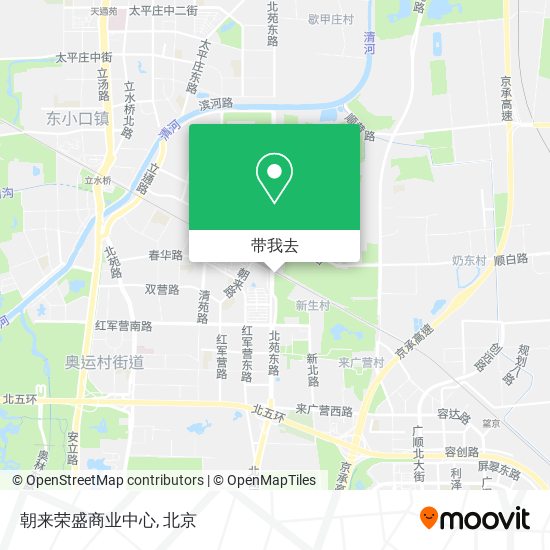 朝来荣盛商业中心地图