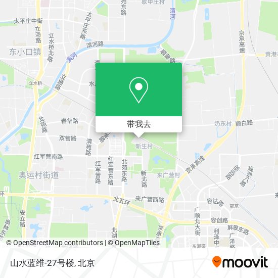 山水蓝维-27号楼地图