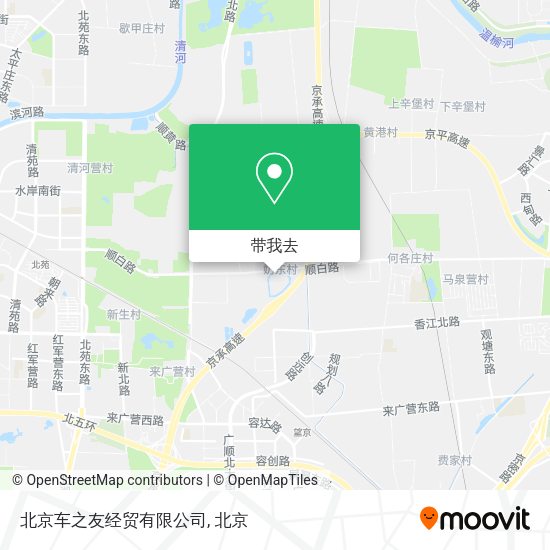 北京车之友经贸有限公司地图
